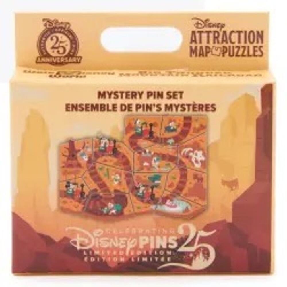 Attraction Mystery Map Puzzles: Big Thunder Mountain Railroad UNOPENED